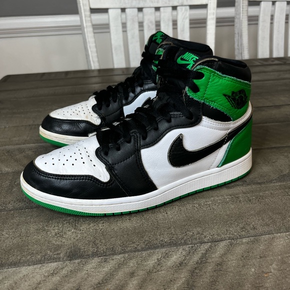 Nike Air Jordan 1 High‎ Lucky Green Sz 10 - Picture 2 of 5